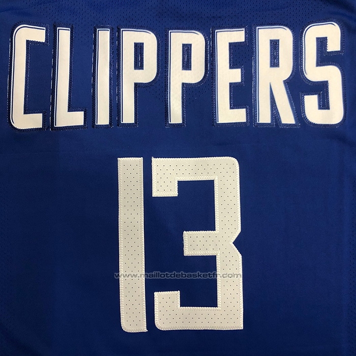 Maillot Los Angeles Clippers Paul George #13 Icon 2020-21 Authentique Bleu